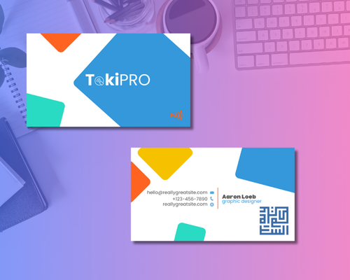 Modelo de tarjeta TokiPRO - Diseño Creativo